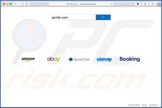 Searchsnow.com Reindirizzamento (Mac)