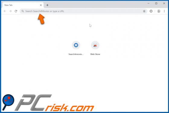 Search4Moviex Browser Hijacker (Dirottatore)