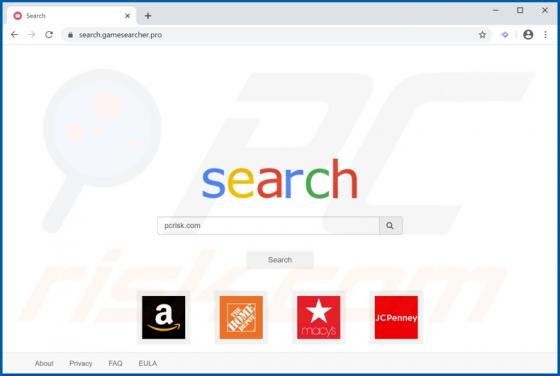 Game Searcher PRO Browser Hijacker (Dirottatore)