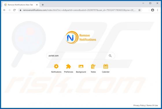 Remove Notifications Browser Hijacker (Dirottatore)