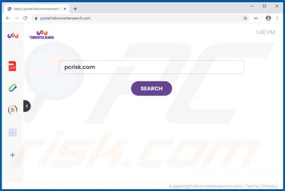 HDConverterSearch Browser Hijacker (Dirottatore)